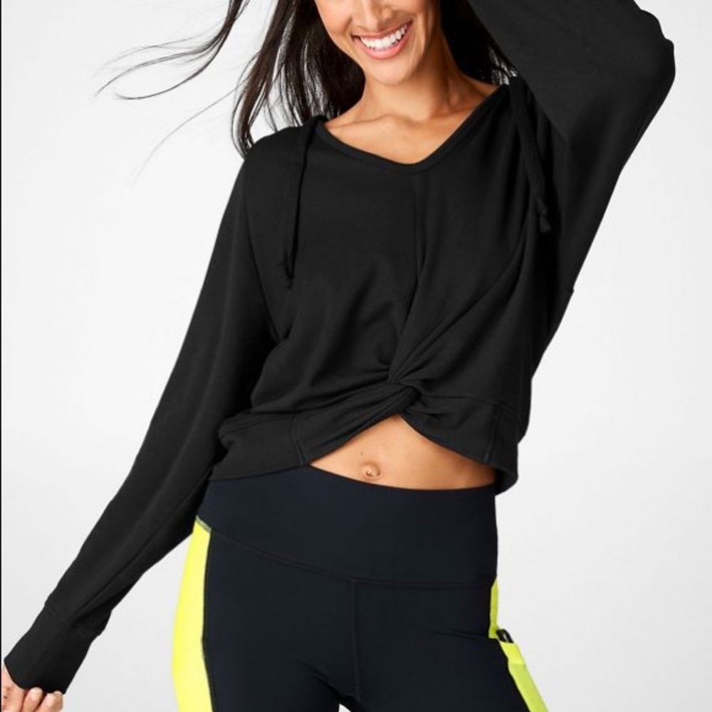 Fabletics Demi Sydney cross top hoodie